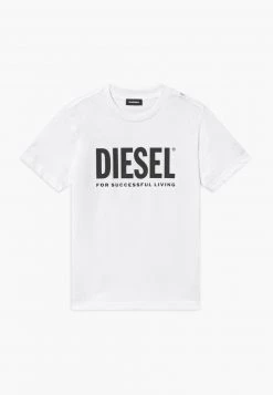 Diesel Unisexo JUST LOGO - Camiseta Estampada - Bianco