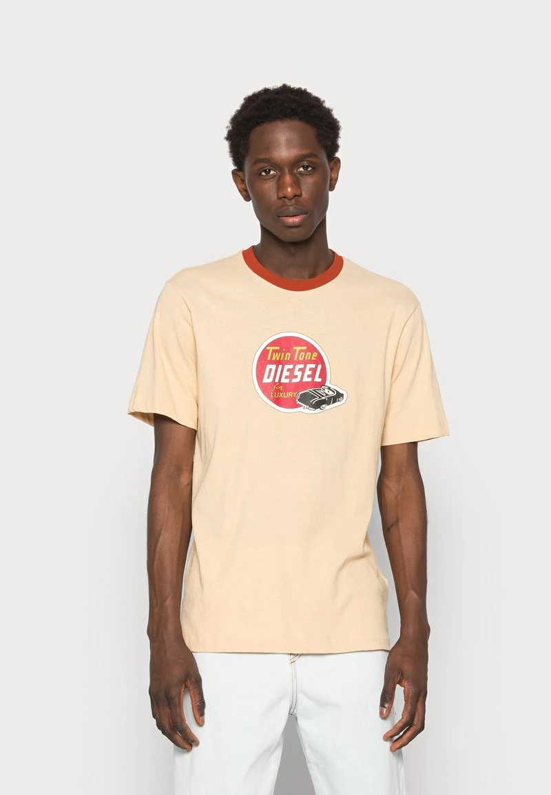 Diesel Hombre JUST - Camiseta Estampada - Light Beige 3 Diesel Hombre JUST - Camiseta Estampada - Light Beige