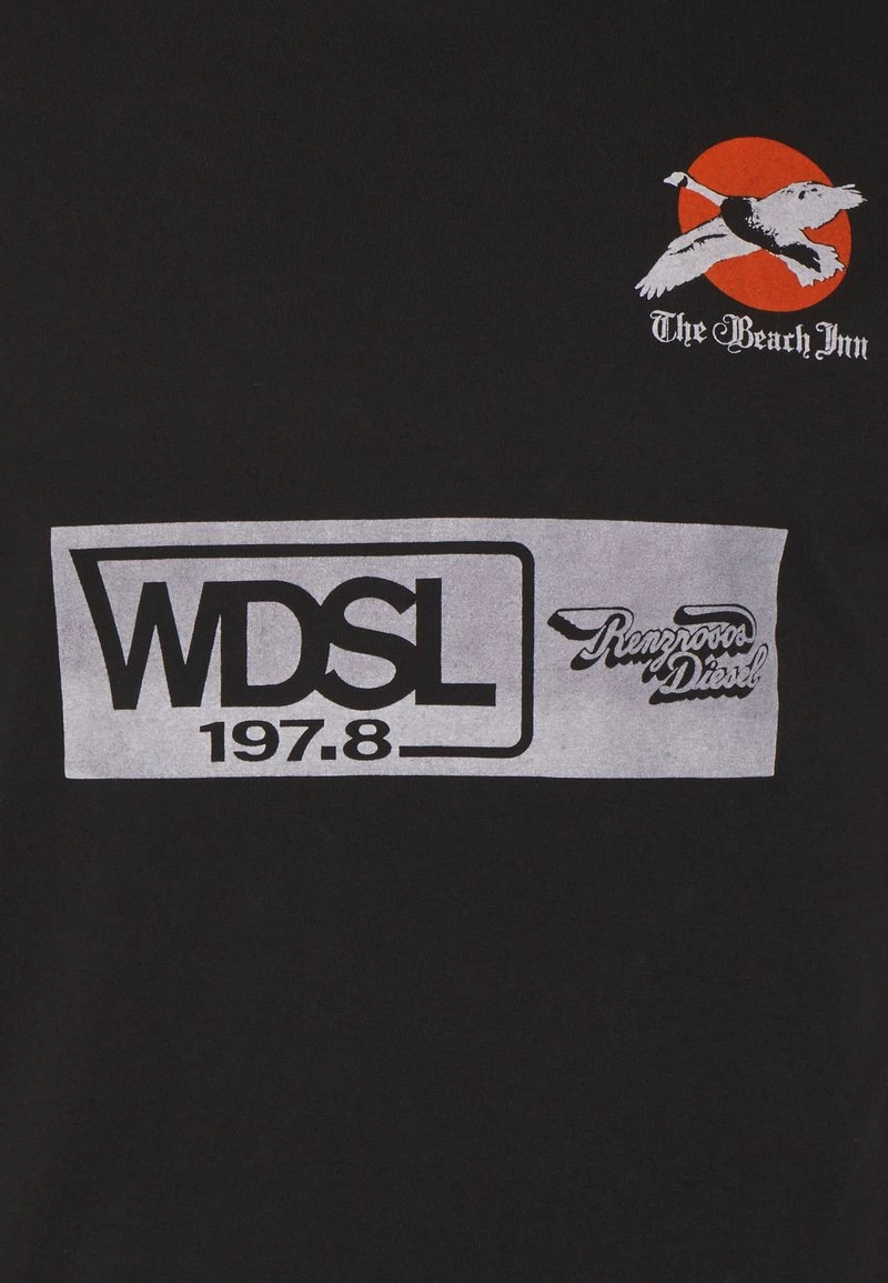 Diesel Hombre DIEGOR - Camiseta Estampada - Black 9 Diesel Hombre DIEGOR - Camiseta Estampada - Black - Imagen 7