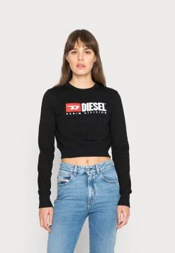 Diesel Mujer F-SLIMMY-DIV - Sudadera - Black