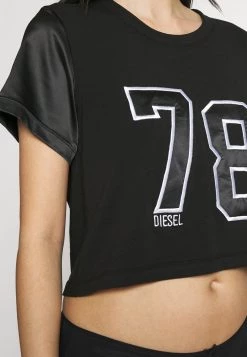 Diesel Mujer UFTEE-ROUNDIE-SAT - Camiseta De Pijama - Black -Ritmo Diesel Tienda ec508644524848dab88c98e72585fe66