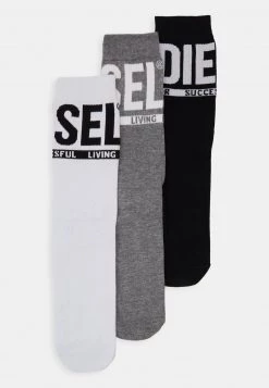 Diesel Unisexo SKM-RAY-THREEPACK 3 PACK - Calcetines - Black/white/grey