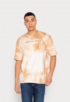 Diesel Hombre WASH - Camiseta Estampada - Beige