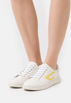 Diesel Mujer S-ATHENE LOW W - Zapatillas - White/yellow