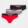 Diesel Mujer STARSEY 3 PACK - Tanga - Black/grey/red