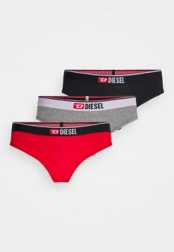 Diesel Mujer STARSEY 3 PACK - Tanga - Black/grey/red
