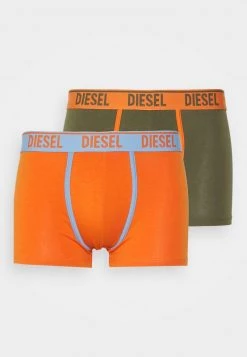 Diesel Hombre DAMIEN 2 PACK - Culotte - Orange/green