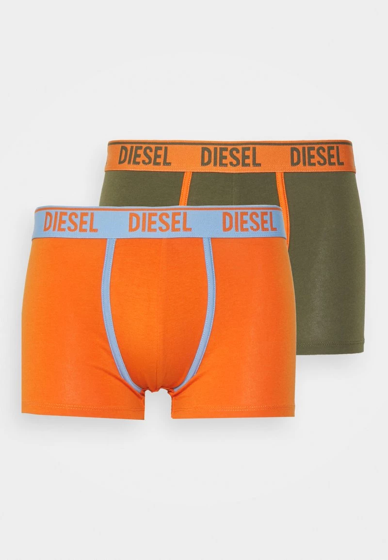 Diesel Hombre DAMIEN 2 PACK - Culotte - Orange/green 3 Diesel Hombre DAMIEN 2 PACK - Culotte - Orange/green