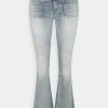 Diesel Mujer D-EBBEY-X - Vaqueros A Campana - Bleached Blue